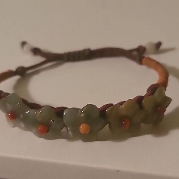 Floral Adjustable Bracelet - Picture 3 of 3